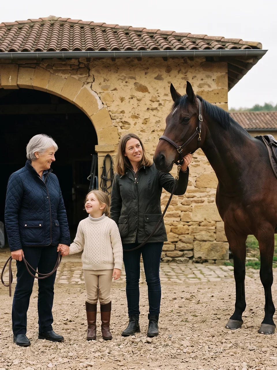 L'équipe, Écuries Divines, centre équestre à Vulbens