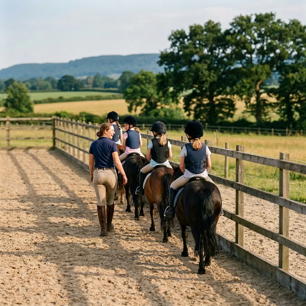 Cours de poney à Vulbens, Haute-Savoie